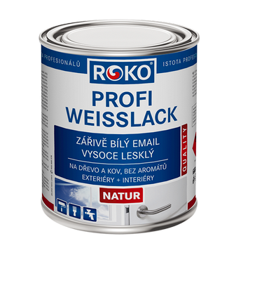 Rokoprofiweisslack Natur